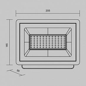 Настенно-потолочный прожектор Maytoni Flood FL001-L50B6K
