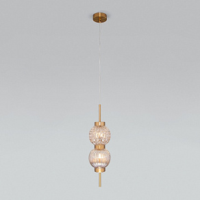 Подвесной светильник Eurosvet Plaza 50186/2 латунь