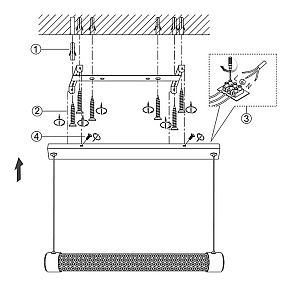 Подвесной светильник Globo Alivio 65200-24