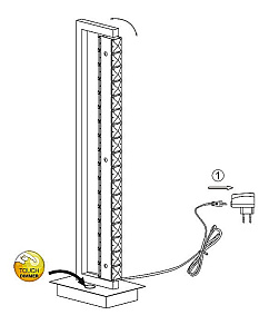 Настольная лампа декоративная Globo Esox 67076T