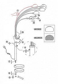 Торшер Globo Newcastle 58228SCK