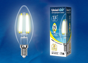 Лампа светодиодная Uniel Air E14 7.5Вт 3000K UL-00003245