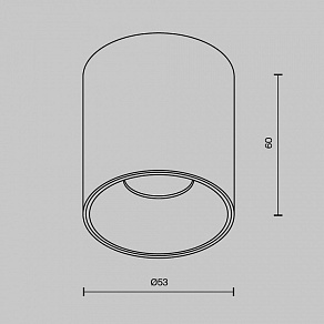 Накладной светильник Maytoni Alfa LED C064CL-5W2.7K-RD-WB