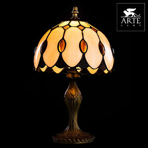 Настольная лампа декоративная Arte Lamp Perla A3163LT-1BG