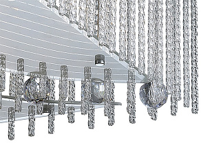 Потолочная люстра Odeon Light Domeka 2706/8C