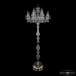 Торшер Bohemia Ivele Crystal 1402 1402T1/8+4/195-165 G