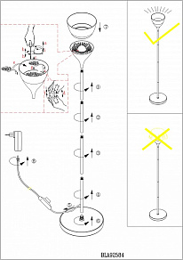 Торшер Eglo Spello 92584