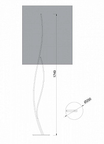 Торшер Mantra Corinto 6108