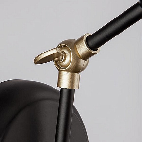 Бра Eurosvet 70052 70052/1 черный/золото