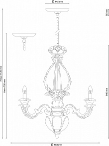 Подвесная люстра Lucia Tucci Pietra Isola pietra isola 133.3