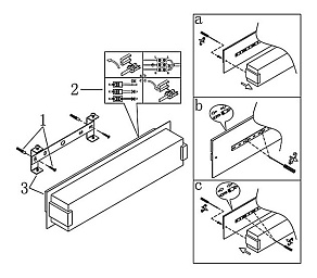 Накладной светильник Globo Abruzzo 67060W3