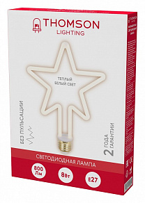 Лампа светодиодная Thomson Deco Big Star E27 8Вт 2700K TH-B2407
