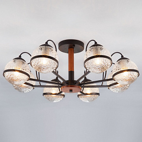 Люстра на штанге Eurosvet Livia 70081/8 черный