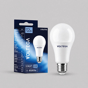 Лампа светодиодная Voltega Simple E27 12Вт 6500K 3152