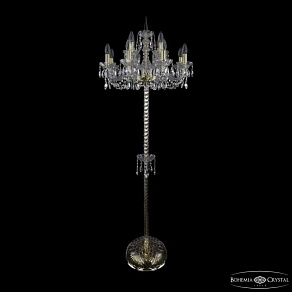 Торшер Bohemia Ivele Crystal 1402 1402T2/8+4/195-165 G