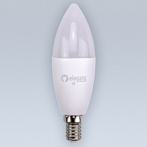 Лампа светодиодная Eleganz  E14 9Вт 3000K EL-0080