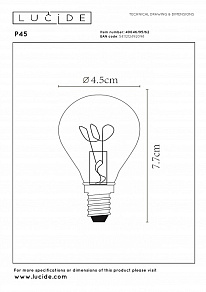 Лампа светодиодная Lucide  49046/95/62
