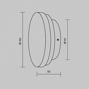 Накладной светильник Maytoni Basic Texture MOD461WL-L5GRK