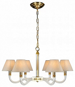 Подвесная люстра iLamp Amber YT2043-8 GD+Coffee