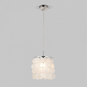 Подвесной светильник Eurosvet Sandra 60185/1 хром/перламутр