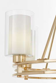 Подвесная люстра LUMINA DECO Marietta LDP 8025-6 F.GD+WT