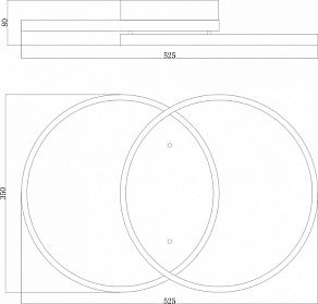 Накладной светильник Moderli Criteo V1060-CL