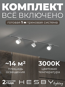 Комплект трековый Hesby Lighting Skylite №13 HSBL_kompl_S013_VI1W3K