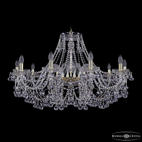 Подвесная люстра Bohemia Ivele Crystal 1409 1409/10/360 G