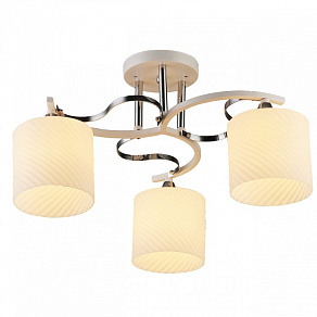 Люстра на штанге Imex MD.3285 MD.3285-3-S CH+WH