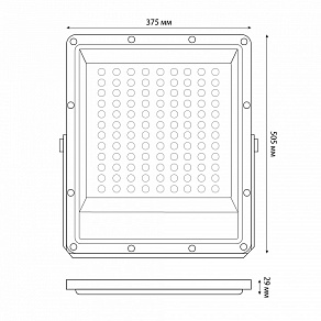 Настенно-потолочный прожектор Uniel ULF-F51D UL-00012762