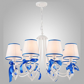 Подвесная люстра Eurosvet 60066 60066/8 белый/синий
