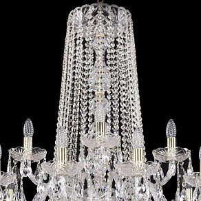 Подвесная люстра Bohemia Ivele Crystal 1402 1402/20+10+5/400/2d/G
