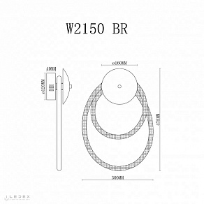 Бра iLedex Cross W2150 BR