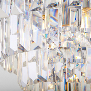 Подвесной светильник Eurosvet Ariana 10113/5 хром/прозрачный хрусталь Strotskis