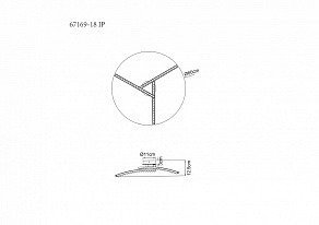 Накладной светильник Globo Jules 67169-18IP