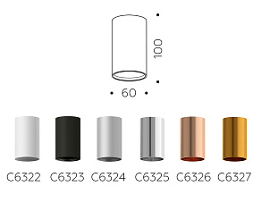 Накладной светильник Ambrella Light C C6322