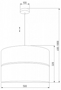 Подвесной светильник TK Lighting Hilton 534 Hilton