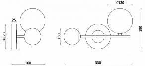 Бра F-promo Vials 3090-2W
