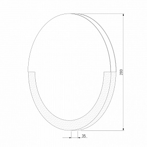 Накладной светильник Eurosvet Radiant 40147/1 LED белый 5W