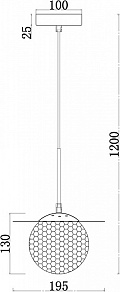 Подвесной светильник F-promo Roshni 3050-1P