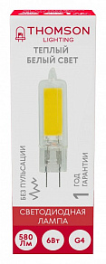 Лампа светодиодная Thomson G4 COB G4 6Вт 3000K TH-B4220