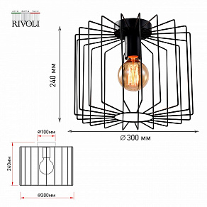 Накладной светильник Rivoli Eva Б0053052