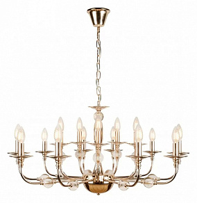 Подвесная люстра iLamp Aura 1030-10+5 GD