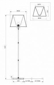 Торшер Freya Forte FR1006FL-01N