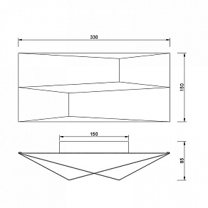 Накладной светильник Mantra Fuji 8159