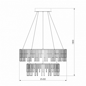 Подвесной светильник Bogate's Firefly 454/2
