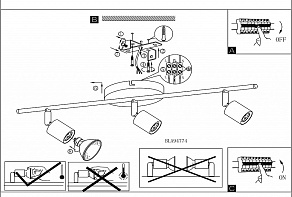 Спот Eglo Buzz-copper 94774