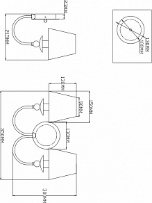 Бра Moderli Feels V2611-2W
