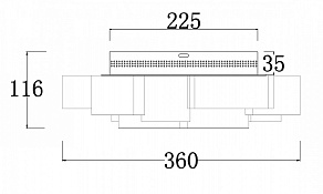 Накладной светильник Freya Marilyn FR6043CL-L30W