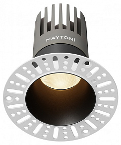 Встраиваемый светильник Maytoni  DL122-15W-3K-TRS-B